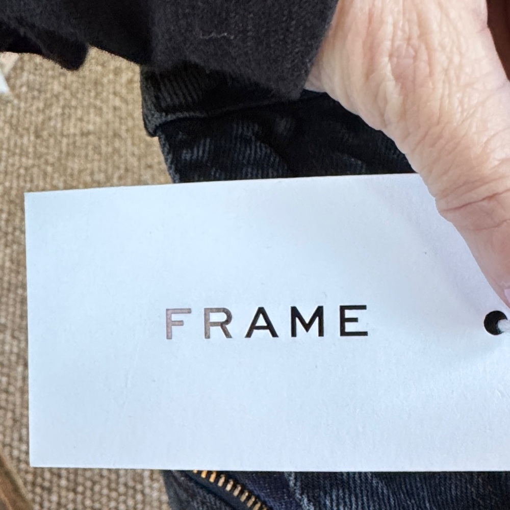 Frame Dark Blue Women's Crop Jeans size 24 new with tags - Picture 10 of 10
